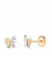 Clous d'oreilles or jaune Galgana 18 Carats