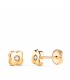 Ohrstecker 750er Gelbgold Blume 18483