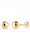 Ohrstecker Kugel 6 mm 14K Gelbgold | Emma