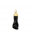Pendentif Main noire Or Jaune 14k