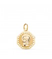 Médaille Octogonale Vierge  18 Carats