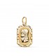 Medaglia Madonnina cornice rettangolare 18 Kt