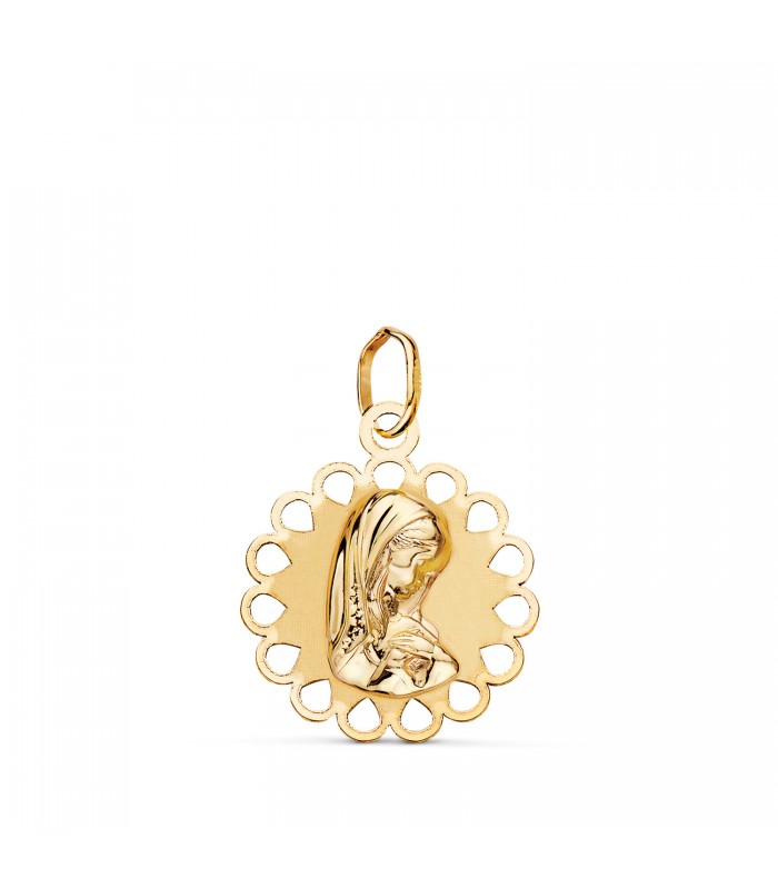 Anhänger 750er Gold Jungfrau Maria 16656