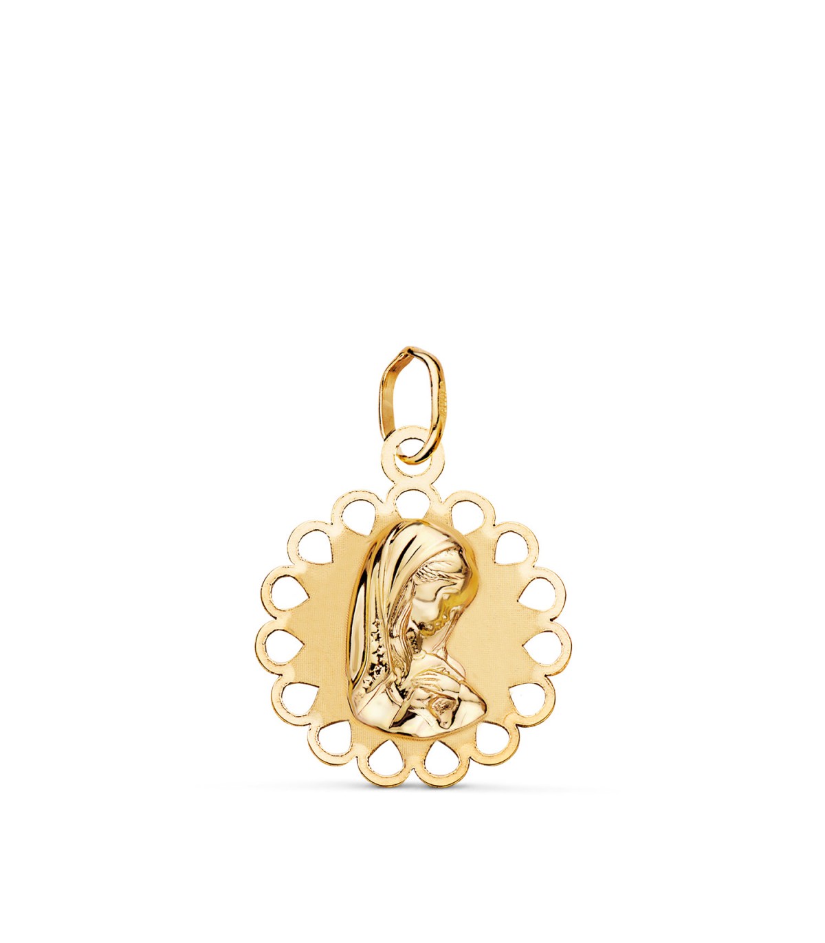 Anhänger 750er Gold Jungfrau Maria 16656