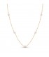 Collar de oro para mujer con perlas - Modelo Akana, perlas cultivadas 5 mm, Oro amarillo 18 kilates