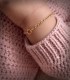 Bracciale per bimbi con targhetta - Personalizzazione e incisione | Catenina 11,5 cm