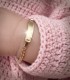 Bracciale per bimbi con targhetta - Personalizzazione e incisione | Catenina 11,5 cm