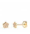 Orecchini in oro giallo Dunia 14 Kt
