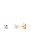 Pendientes Alina 3 mm Oro amarillo 14 Kt