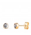 Pendientes Noly 4mm Oro amarillo 14 Kts