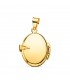 Colgante Portafotos Oval 18mm Oro Amarillo 14K