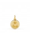 Sacro Cuore di Gesù bordo lucido oro 18Kt 12 mm