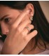 Bague couronne 2 Ors 18K. Bagues pour femme et enfants anniversaire 15 ans.