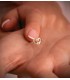 Ring Mädchen 15th Gelb-/Weissgold 18K Herz