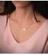 Collier Croix Macaria 18 Carats