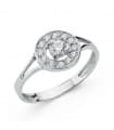 Mädchen-Ring 750er Weißgold 20678-2
