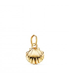 Pilgermuschel /Jakobsmuschel | Anhänger 10 mm 750 Gold – religiöser Schmuck