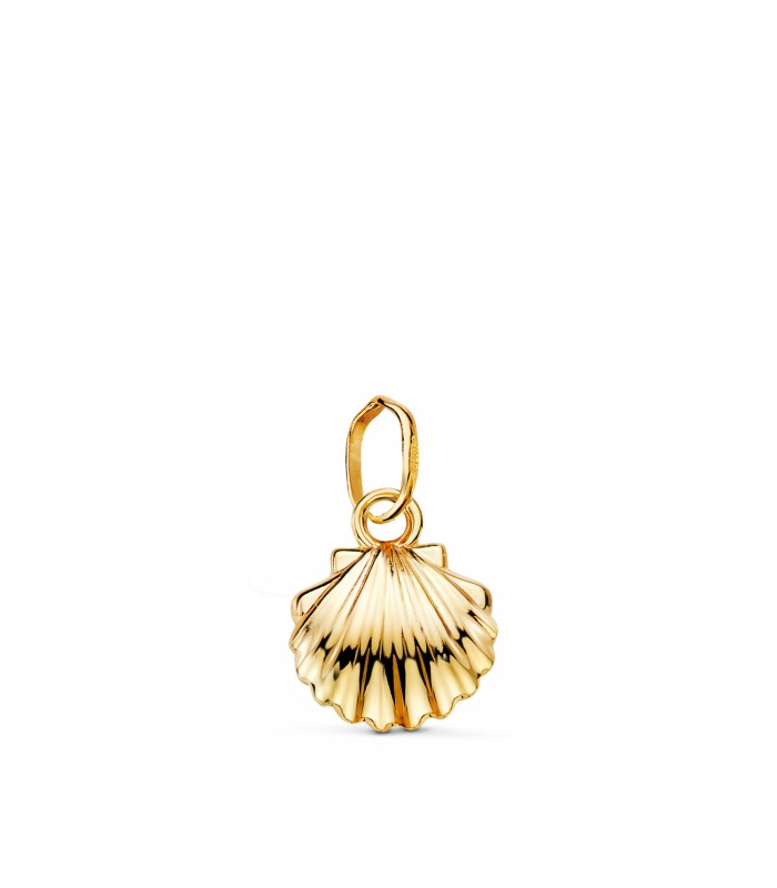 Pilgermuschel /Jakobsmuschel | Anhänger 10 mm 750 Gold – religiöser Schmuck