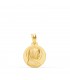 Medalla Virgen María Francesa Oro 18k 14mm