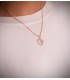 Colgante para mujer con Koala y Corazón, Oro Bicolor 18K, 16 mm - Ideal regalo mamá