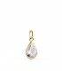 Ciondolo donna Clementine con zircone a goccia. Ciondoli oro 18 carati 750.