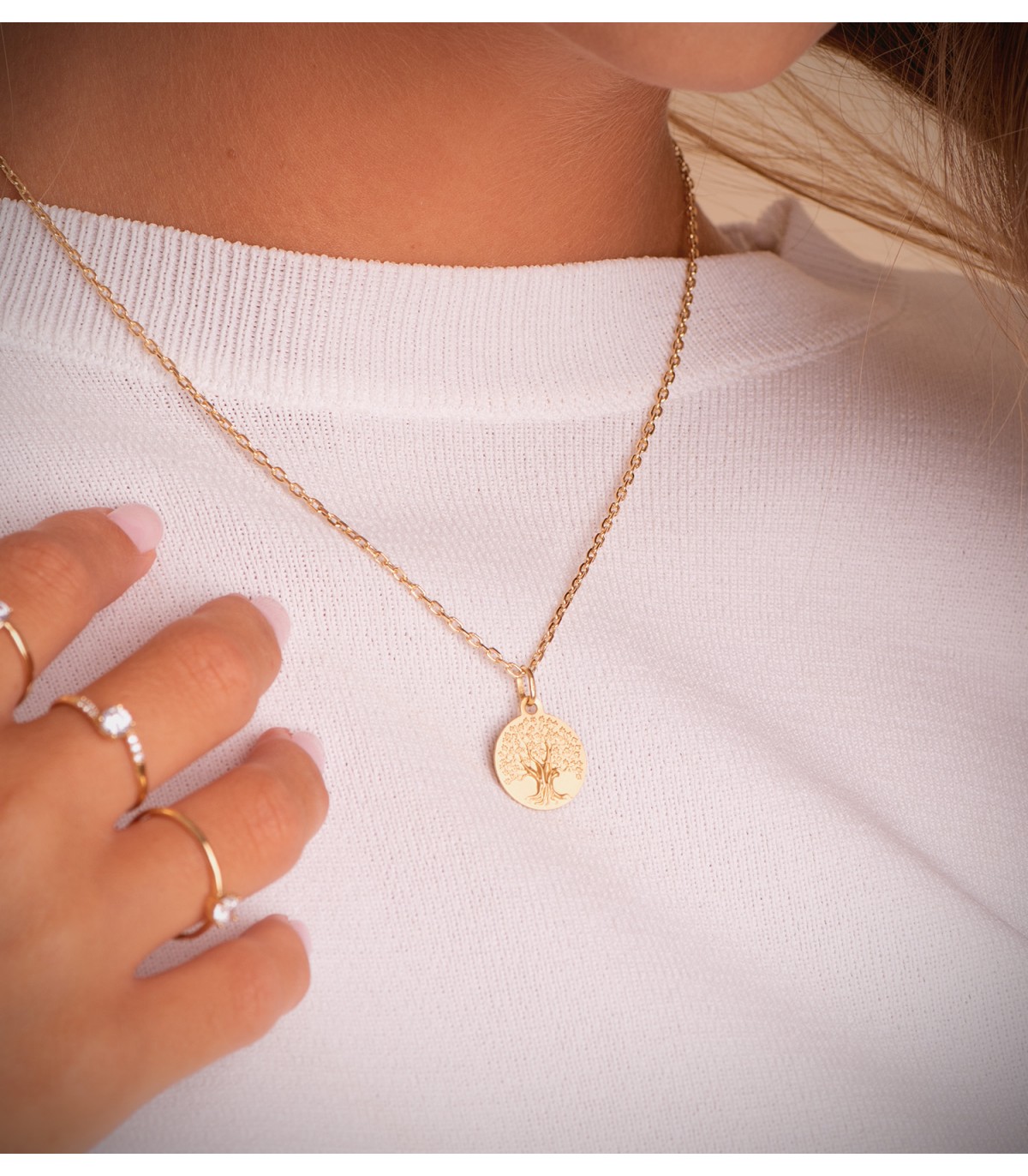 Chaîne en or jaune, maille Forçat 1.5 mm 18 K 40 m, idéal pour collier baptême et femme