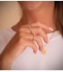 Verlobungsring aus Gold, Solitärmodell Zeala 18K, 4-Krappefassung | Verlobungsringe für Damen