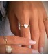 Ring mit Buchstaben personalisieren Gold 18K 19675