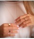 Bague en or Nœud 18 carats. Bagues femmes fines et modernes. Look chic.