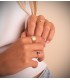 Rechteckiger Siegelring für Damen mit persönlicher Gravur, 18K | Ring Collins, online kaufen
