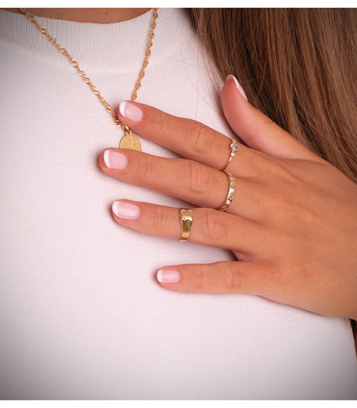 Pinky Ring Gelbgold 750 | D1046