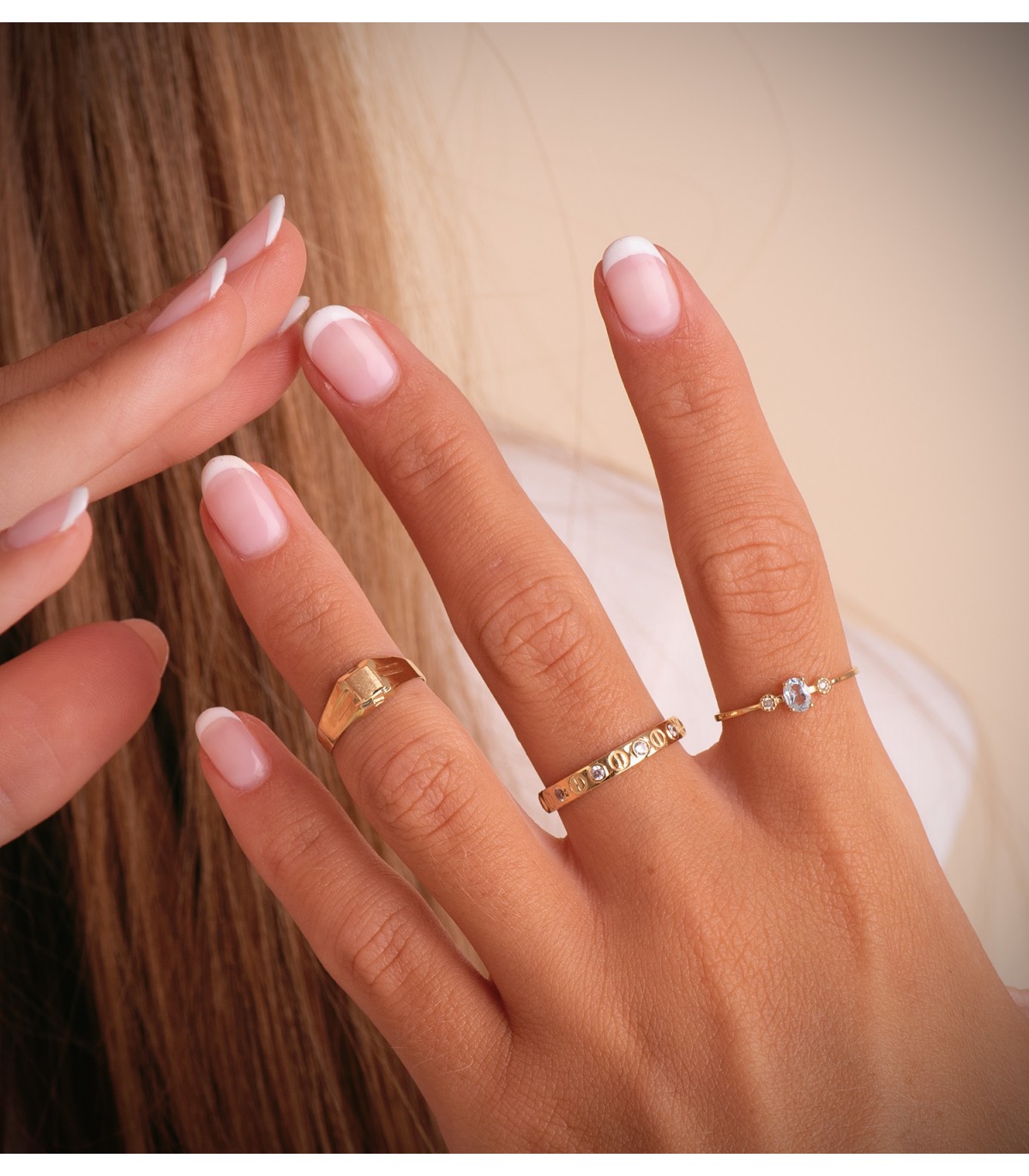Pinky Ring Gelbgold 750 | D1046