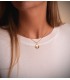 Ciondolo a forma di conchiglia con perla da 14 mm in oro giallo 18 kt | Ciondoli unisex online: per uomo, donna e bambini.