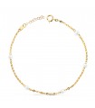 Bracelet en or Mini Pearls 18K 19cm