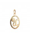 U-Initial Anhänger Gelbgold 18K 18mm