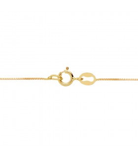 Collier avec motif cœur zircones Annalisa en or jaune et blanc 18 carats, 42 cm - bijoux pour femme