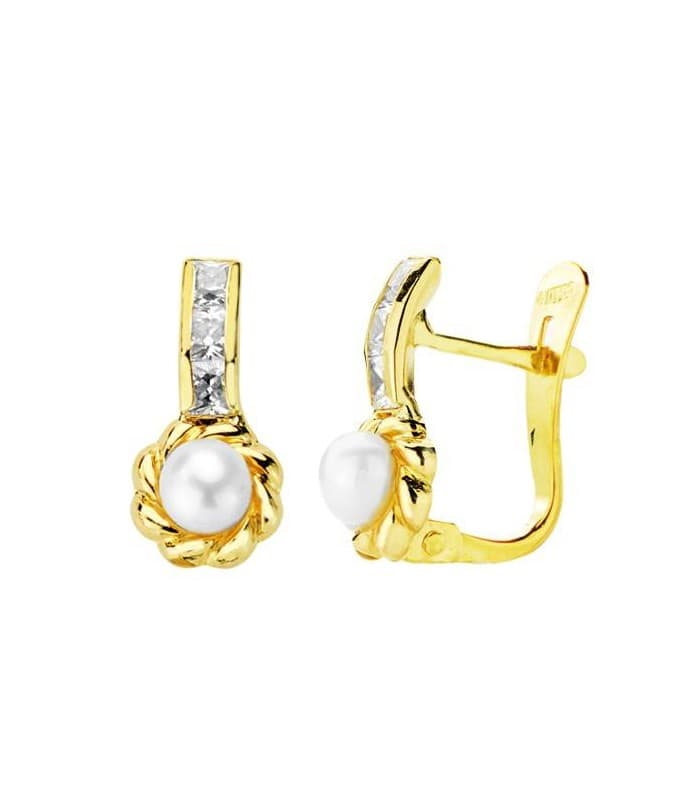 Pendientes oro OA Petronila