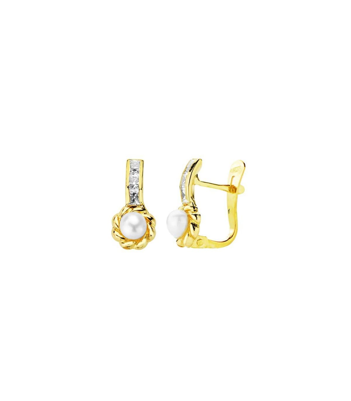 Pendientes oro OA Petronila