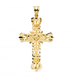 Kreuzanhänger Gold 18K 58 x 35 mm für Herren | Klassisches Kruzifix – Kreuz günstig online kaufen