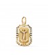 Religiöse Anhänger mit Jesus 14K, 20 mm | Taufmedaille 585er Gelbgold 14K5406