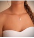 Pendentif Médaille Miraculeuse 375 Émail blanc 16,5mm - Bijoux religieux