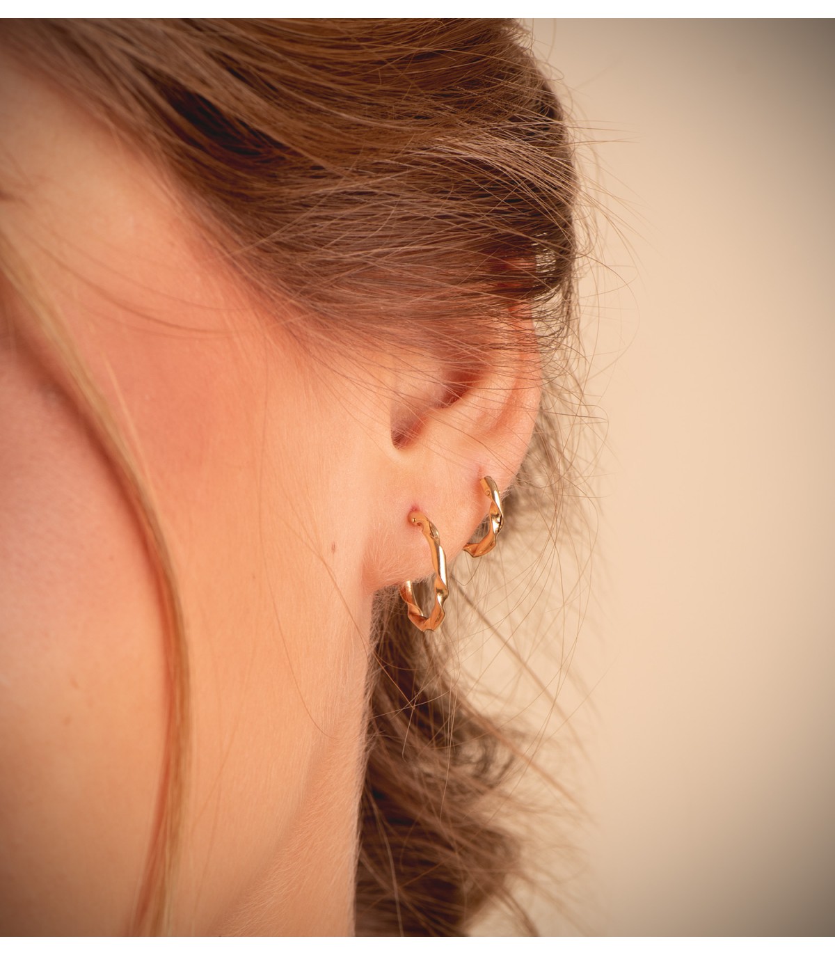 Créoles or 18 carats
