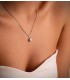 Diamant-Anhänger aus 750 Weißgold | Halskette Delicia 0.325 ct – eleganter Schmuck für Damen
