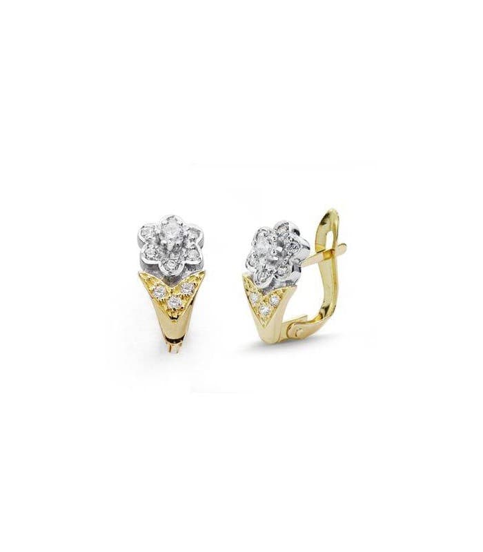 Pendientes oro BI Primavera
