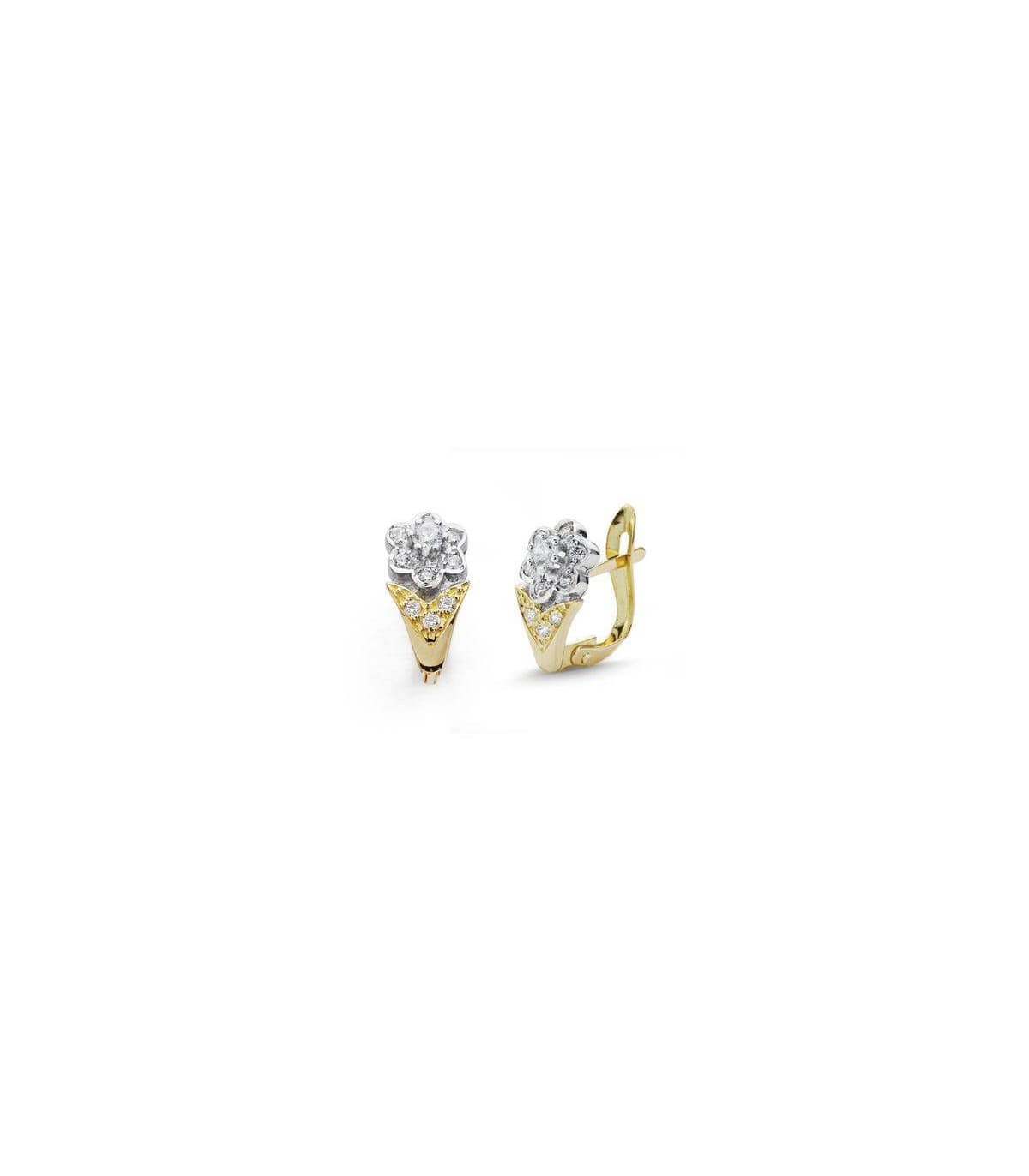 Pendientes oro BI Primavera