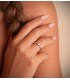Verlobungsringe bei ALDA, Online-Juwelier | Solitärring „Neptun“ aus 18 Karat Weißgold