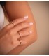 Anello di fidanzamento in oro, modello solitario Leticia 18 carati | Anelli di fidanzamento da donna