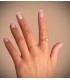 Anillo de compromiso de oro, modelo solitario Leticia 18 kilates | Anillos de pedida mujer