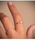Anello di fidanzamento in oro, modello solitario Leticia 18 carati | Anelli di fidanzamento da donna