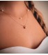 Pendentif en forme de goutte, or 18 carats. Bijoux et colliers pour femme. Boutique de bijoux en ligne Alda.